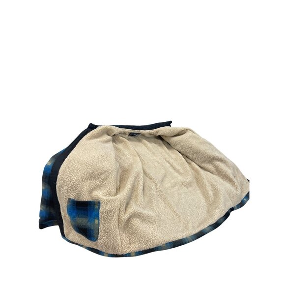 Maxxsel Mens Sherpa-Lined Buffalo Plaid Jacket Blue/Black XL SKU 9337 - Picture 13 of 16